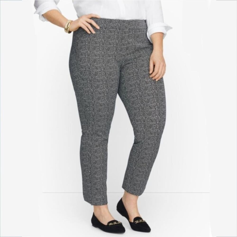 Talbots Chatham Stretch Pant 16W Preppy Career Modern Contemporary Classic NEW